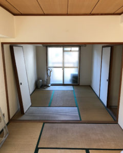 和室から洋室へリフォーム前