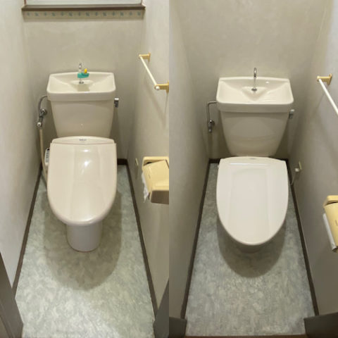 戸建住宅の２箇所のトイレ