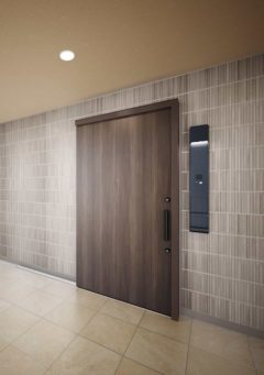 文化シャッター株式会社：マンション用玄関引き戸